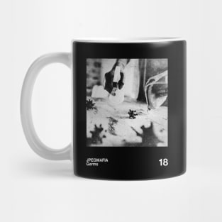 Germs - Artwork 90's Design || Vintage Black & White Mug